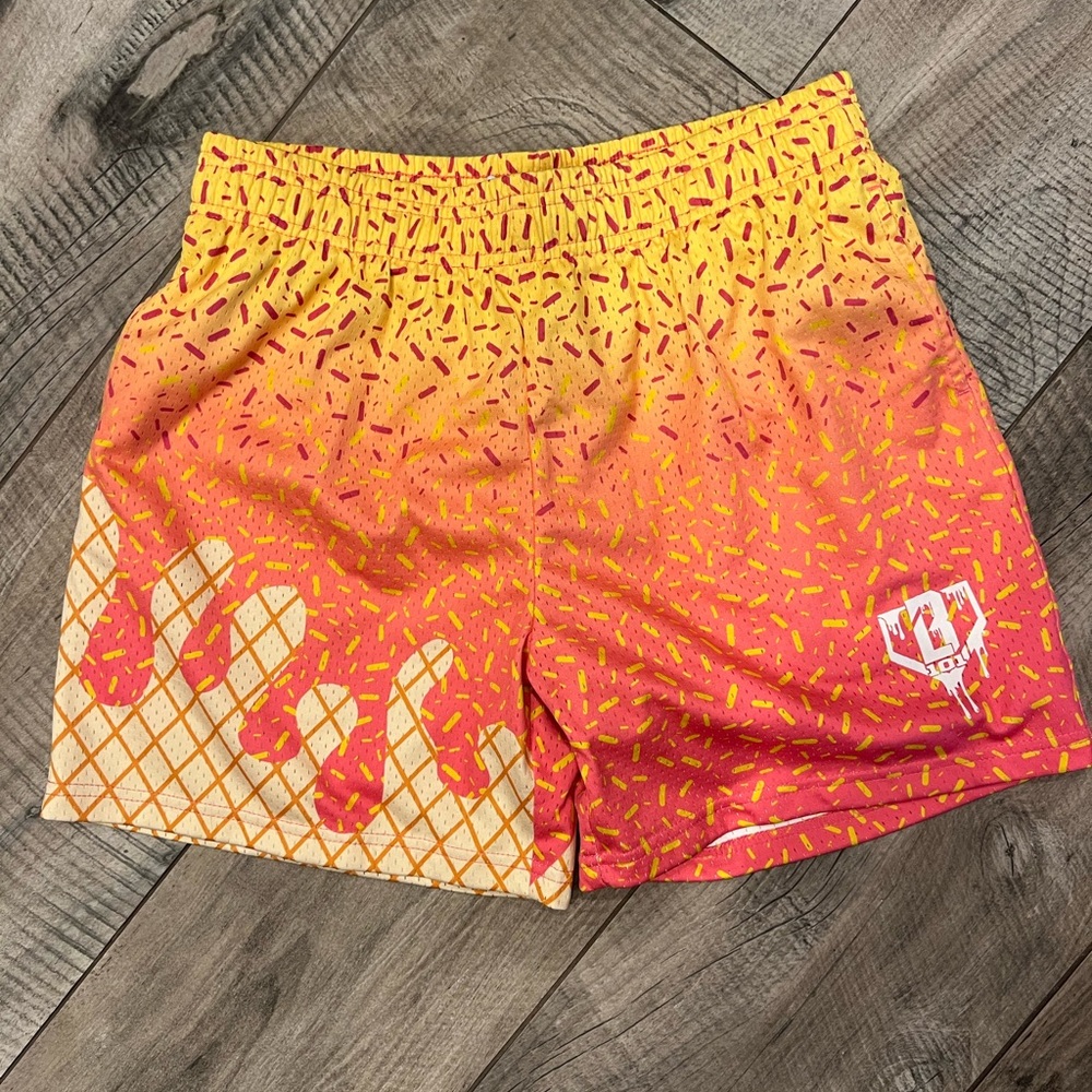 Baseball lifestyle ice cream shorts
